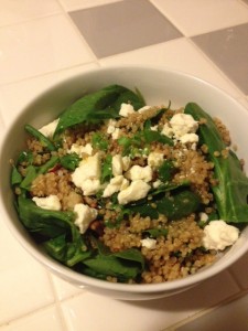 spinach quinoa salad 11.13