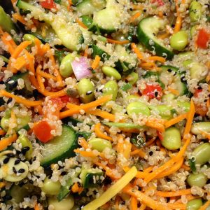 asian quinoa salad 8.14