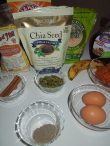 Pumpkin muffin ingredients 11.15