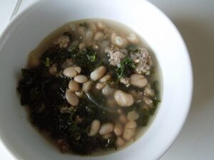 Sausage bean and kale soup 2.17.2