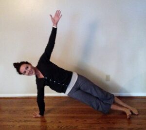 side plank Maddie 9.15